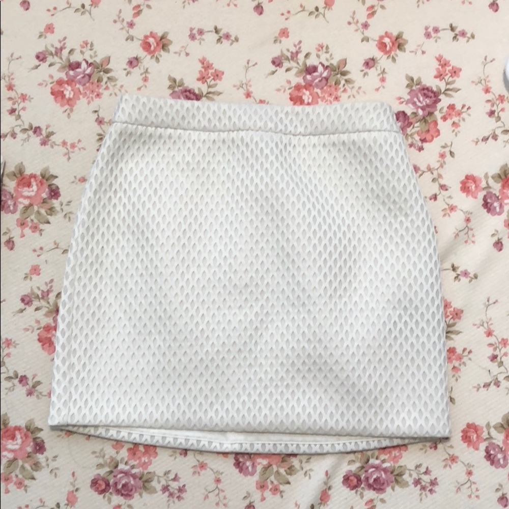 White skirt